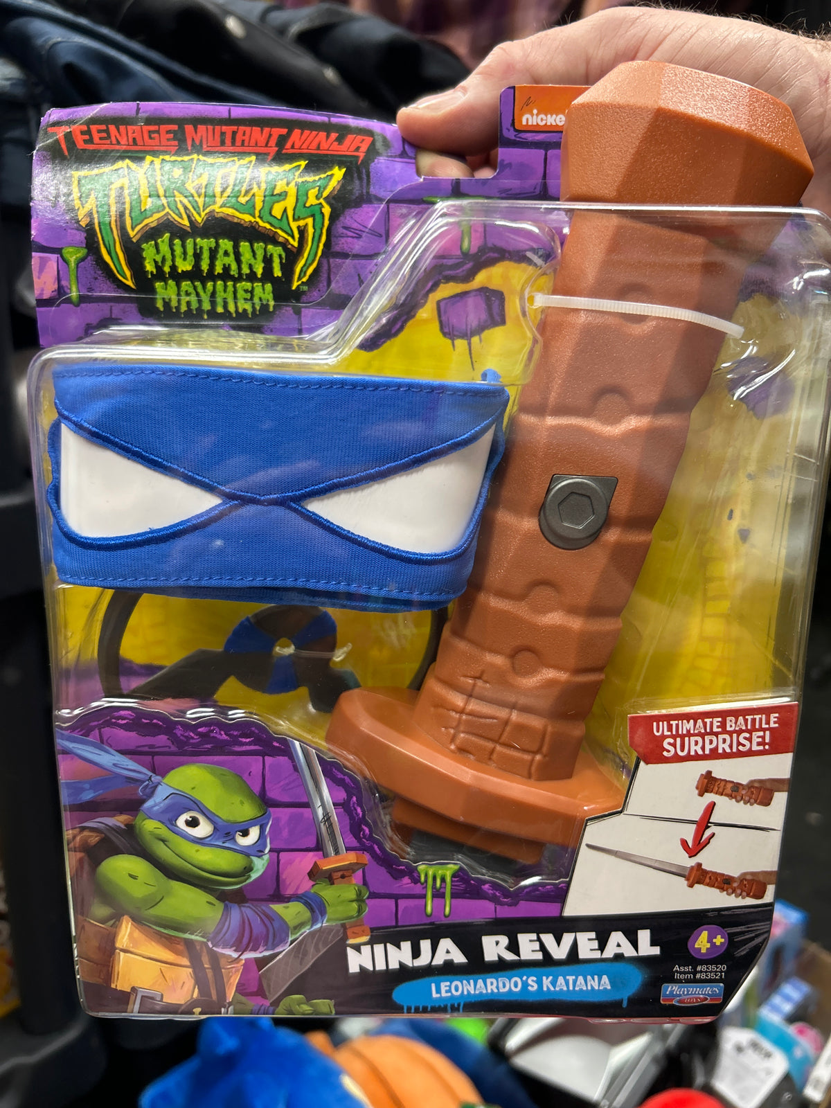 TMNT Mutant Mayhem - Ninja Reveal - Leonardo’s Katana