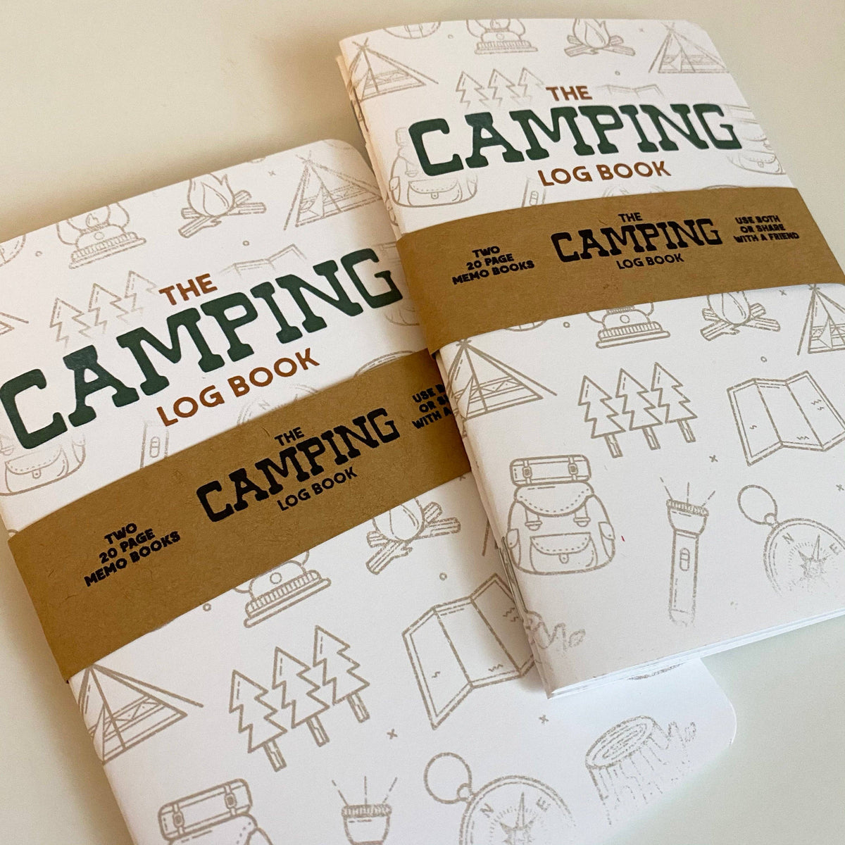 Camping Log Book - 20-pg book - Log Camping Adventures