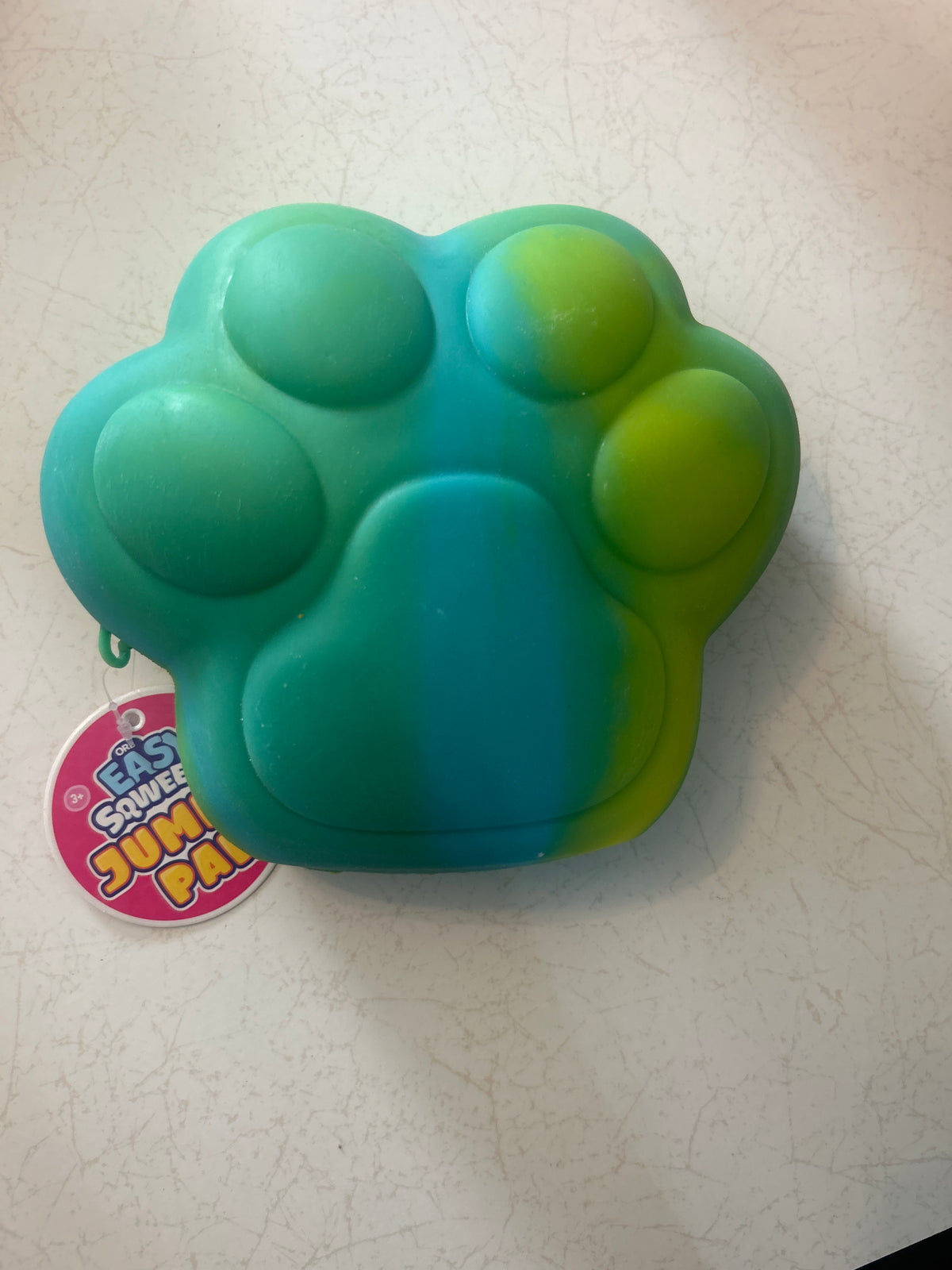 ORB Easy Sqweezy Jumbo Paw Teal Swirl