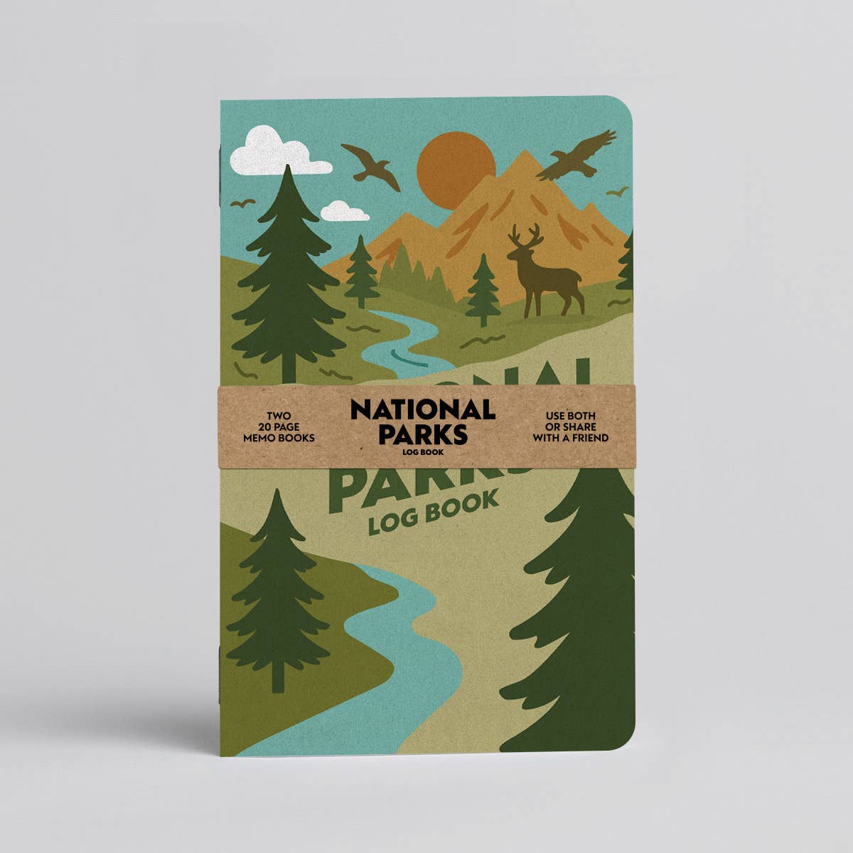 National Parks Logbook - 20-page book - Record memories
