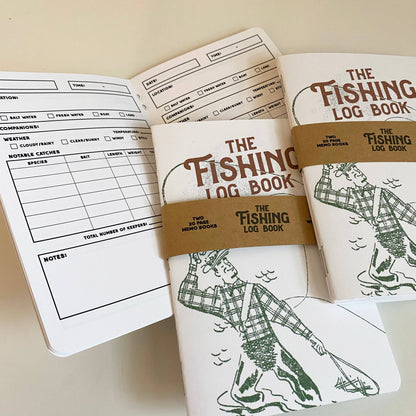 Fishing Log Book - 20-page book - Record best catches