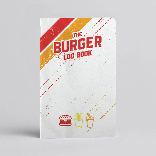 Burger Log Book - 20-page book - Rate Burger adventures
