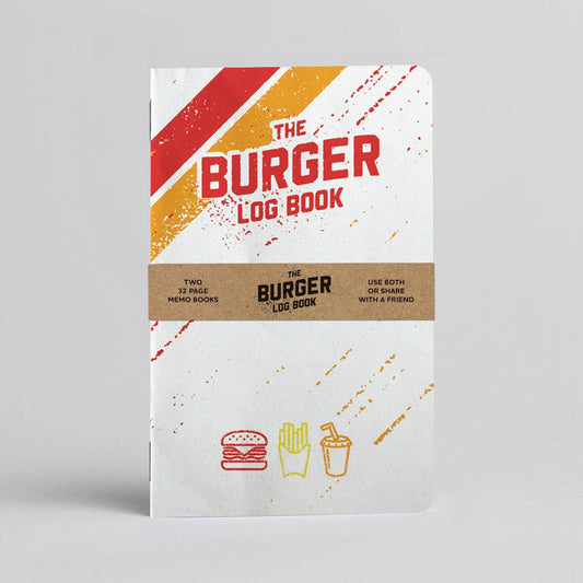 Burger Log Book - 20-page book - Rate Burger adventures