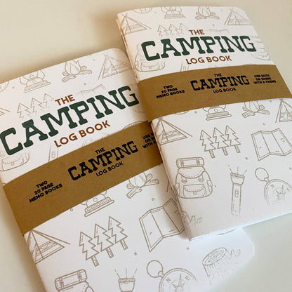 Camping Log Book - 20-pg book - Log Camping Adventures