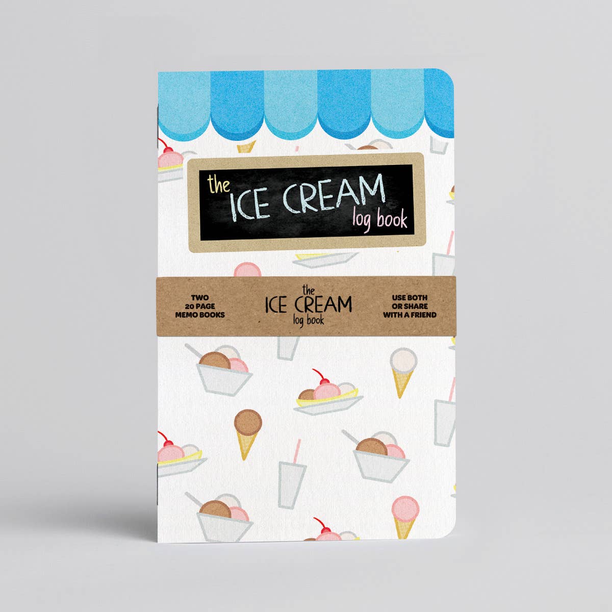 Ice Cream Logbook - 20-page book - Review frozen treats