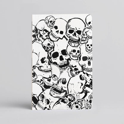Grim Skull Mound Notebook/Journal Collage Grunge Style
