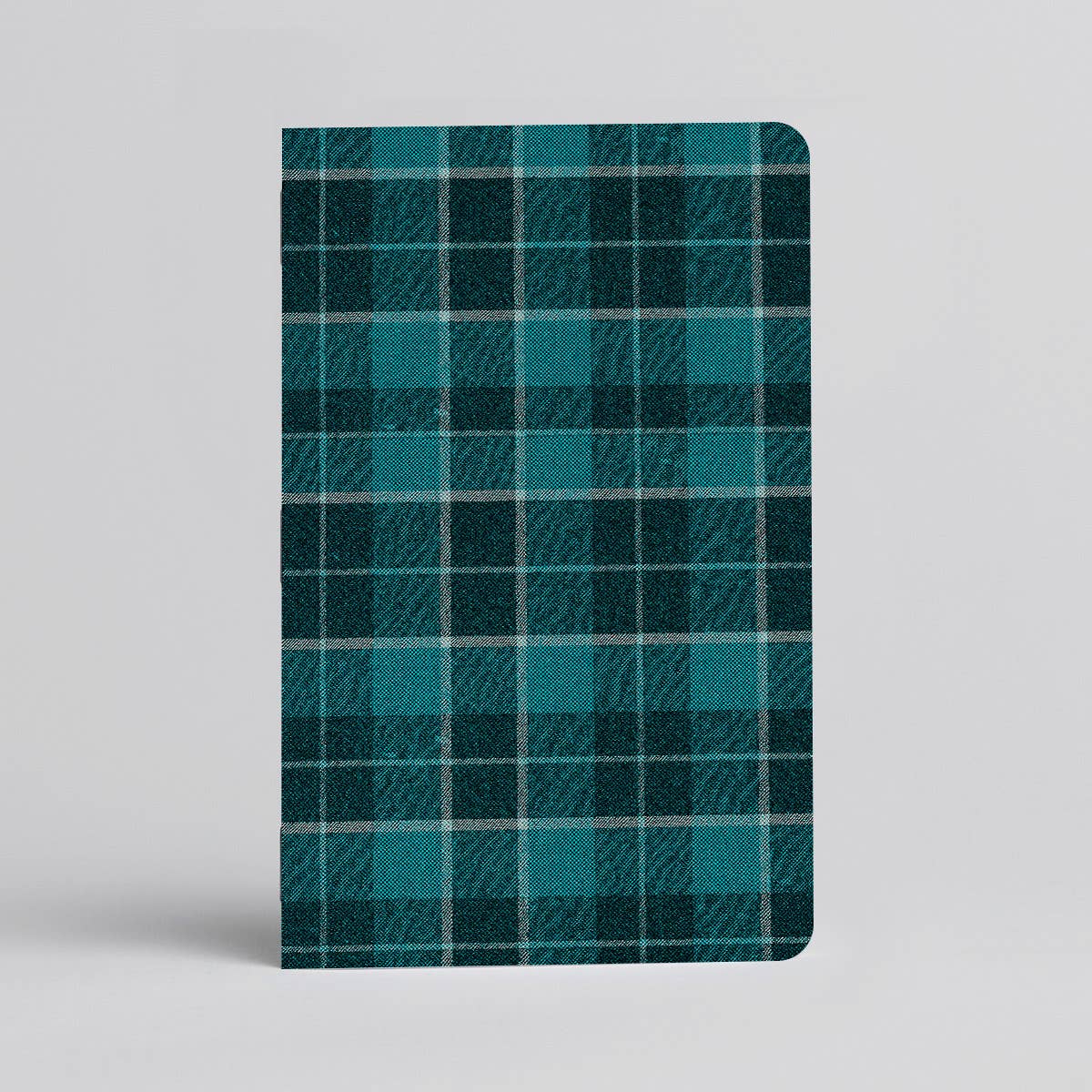 Winter Evening Plaid Notebook/Journal - Blue Flannel