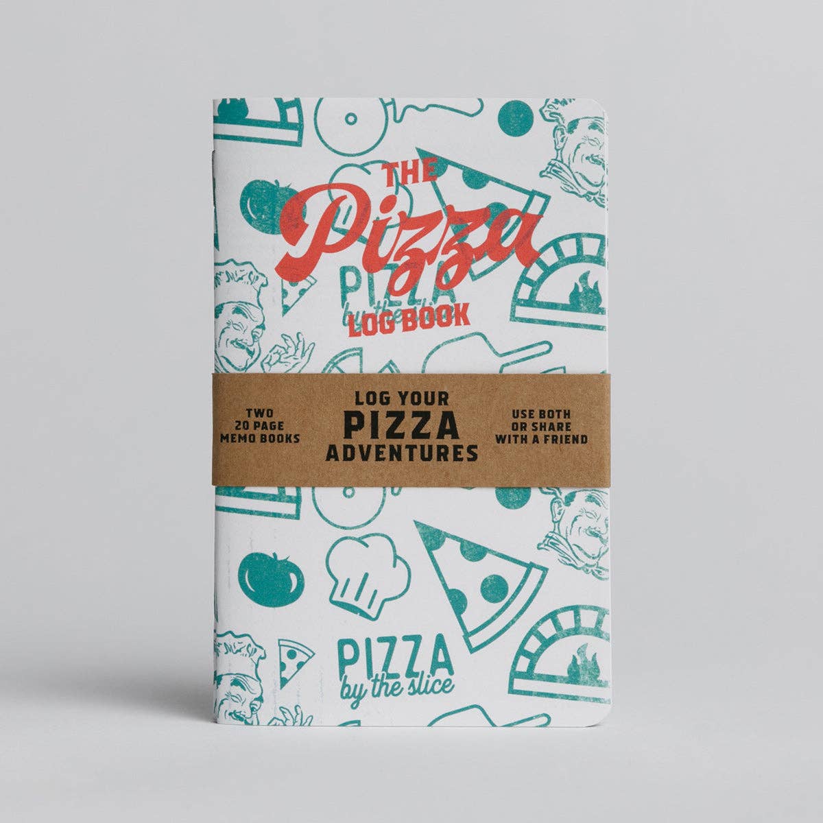 Pizza Log Book - 20-page book