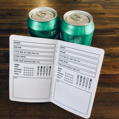 Beer Log Book - 20-page book - Review your beer tasting