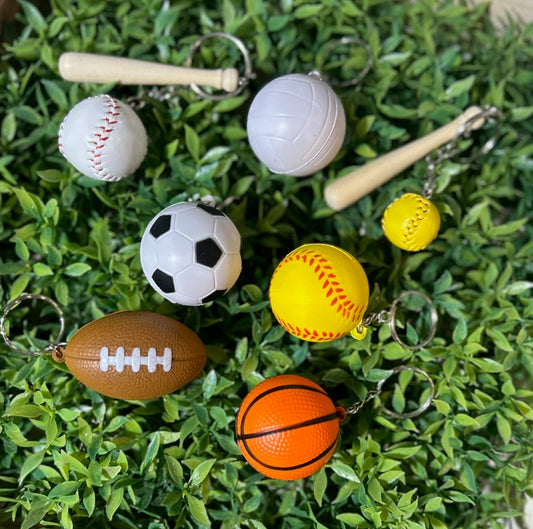 Keychain Charm - Sports Balls