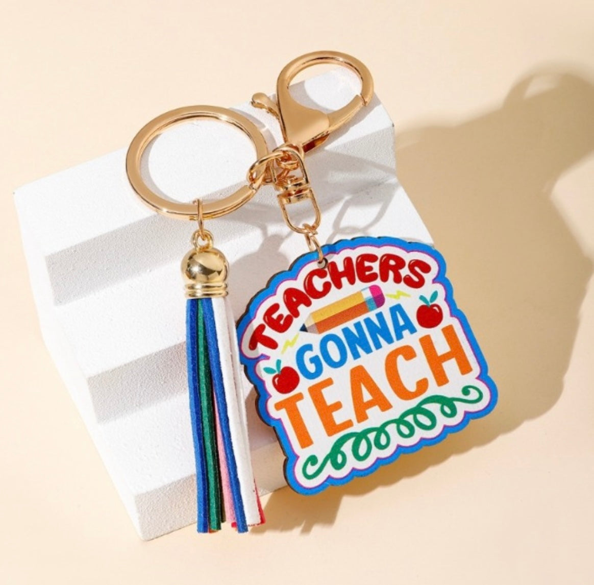 Keychain Charm - Teacher Appreciation